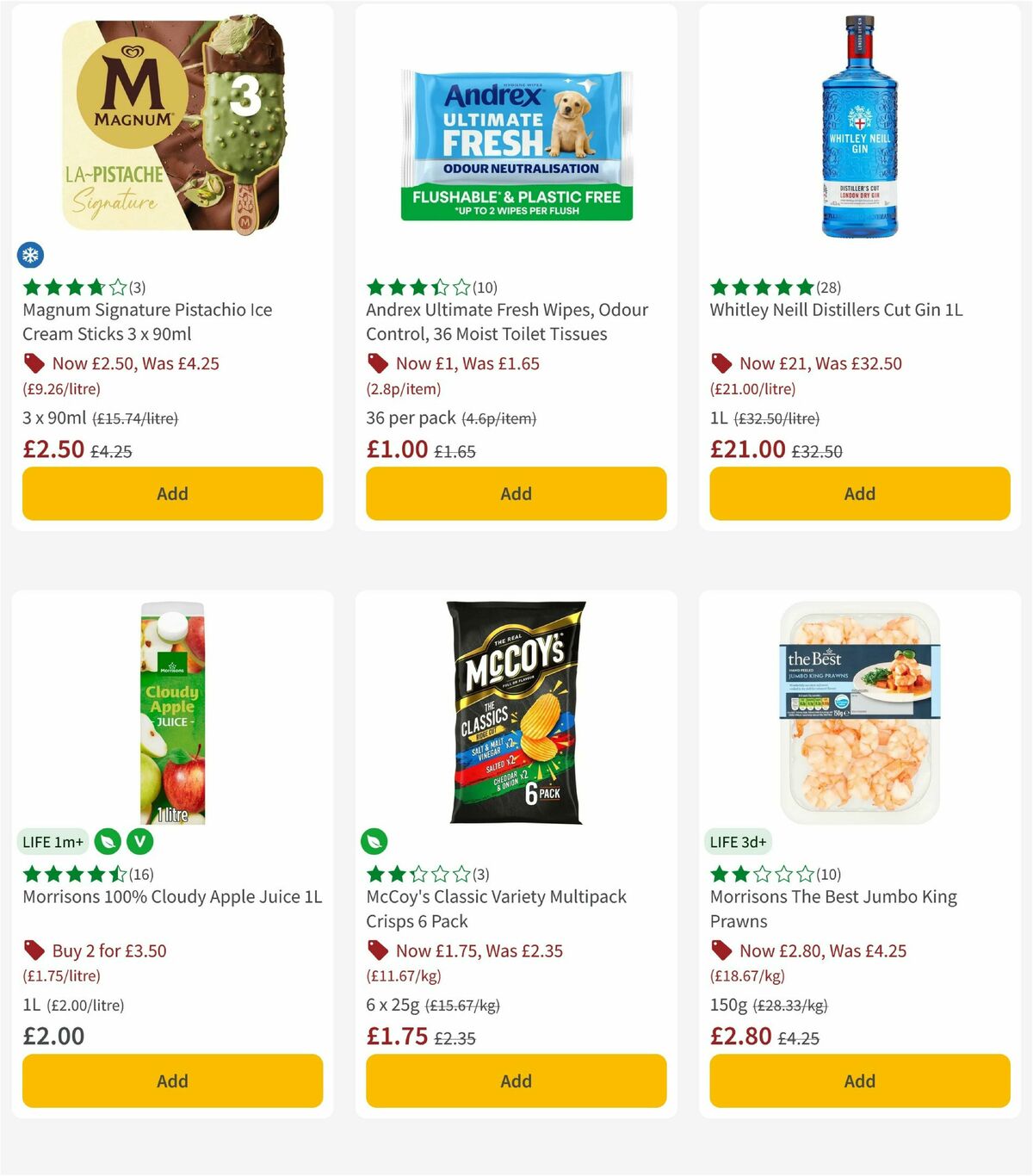 Morrisons Offers from 28 July