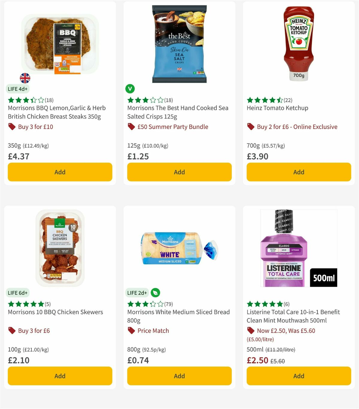 Morrisons Offers from 28 July