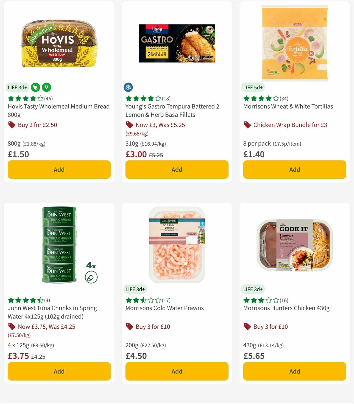 Morrisons Offers from 28 July