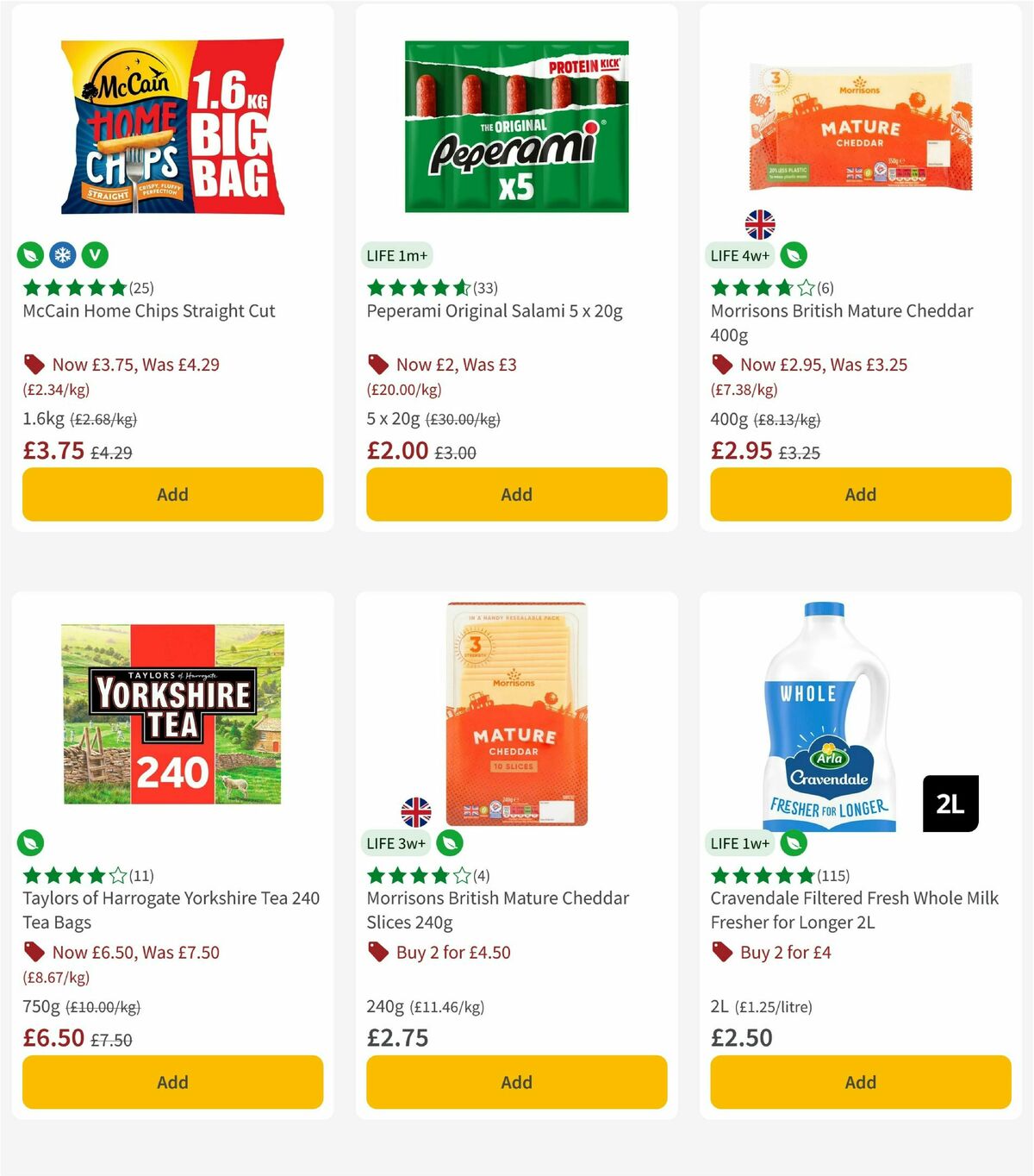 Morrisons Offers from 4 August