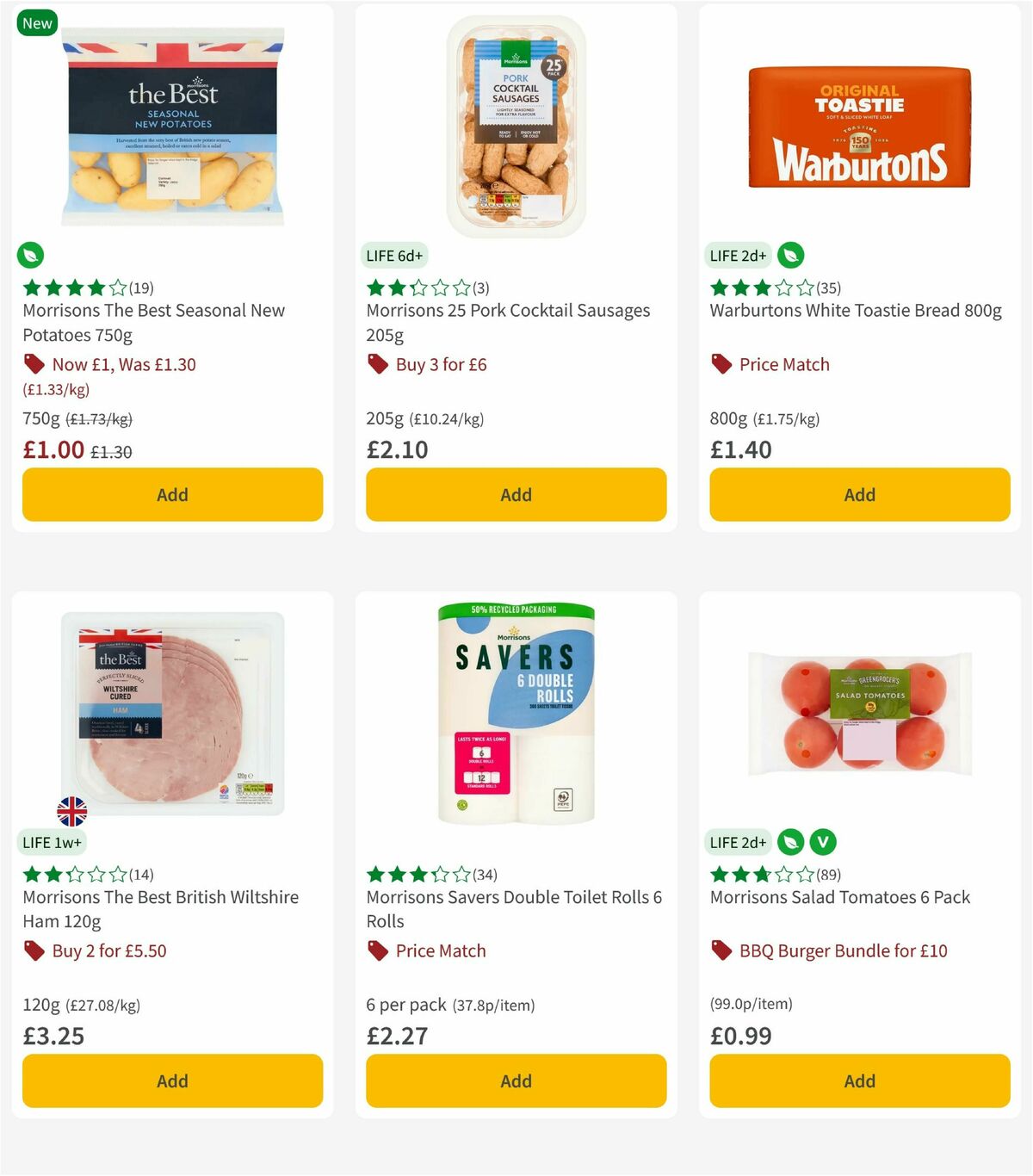 Morrisons Offers from 4 August