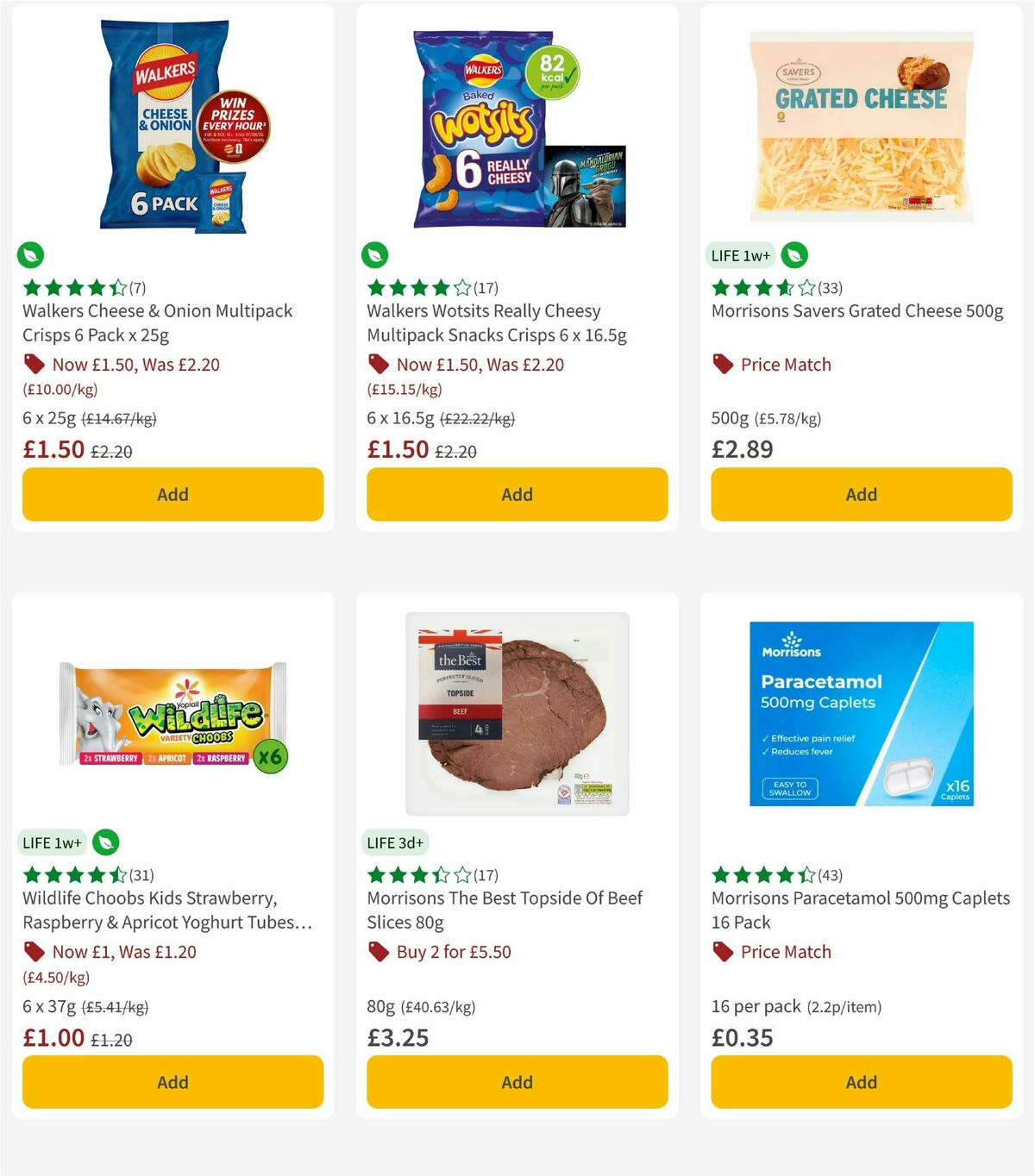 Morrisons Offers from 4 August