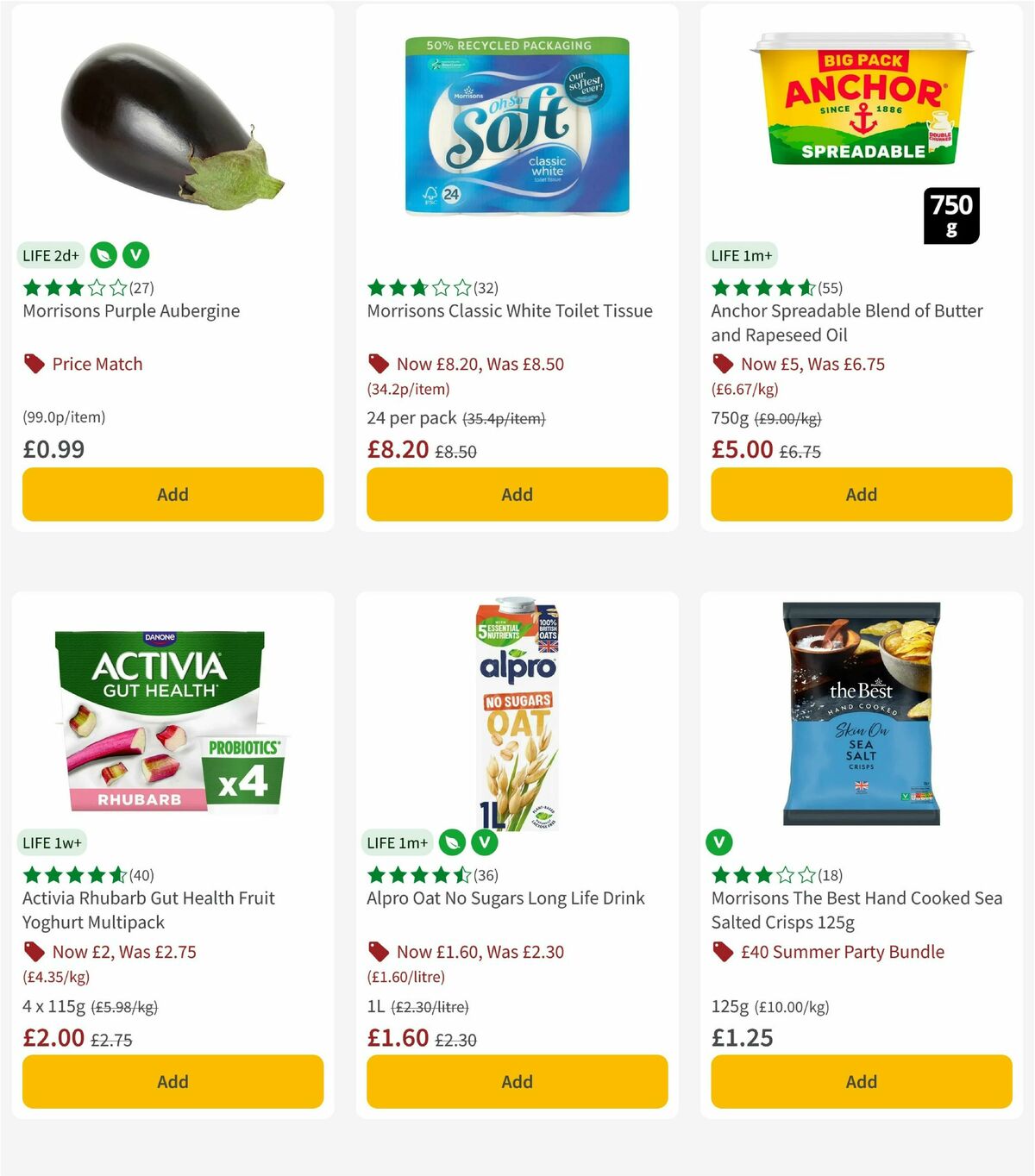 Morrisons Offers from 4 August