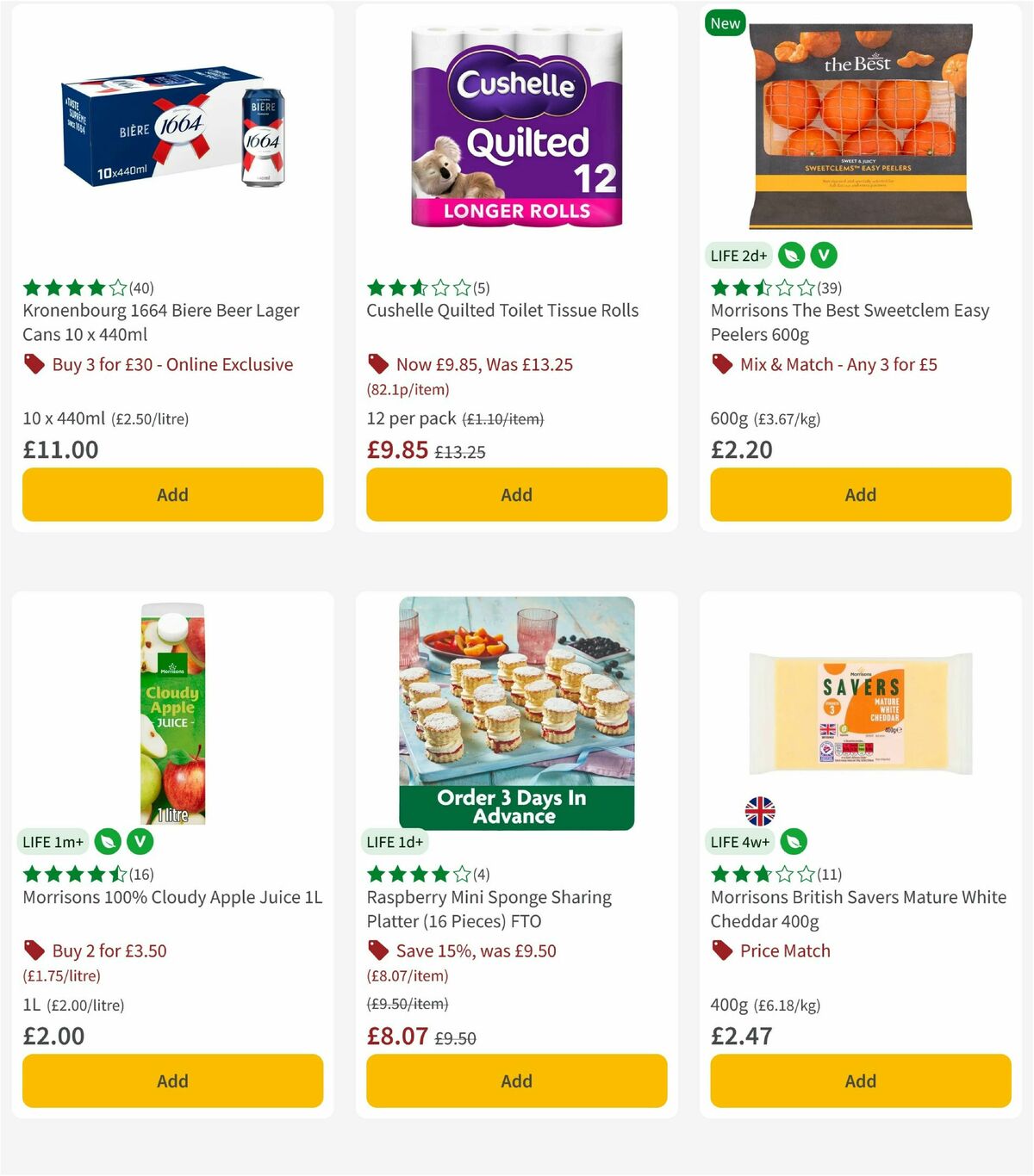 Morrisons Offers from 4 August