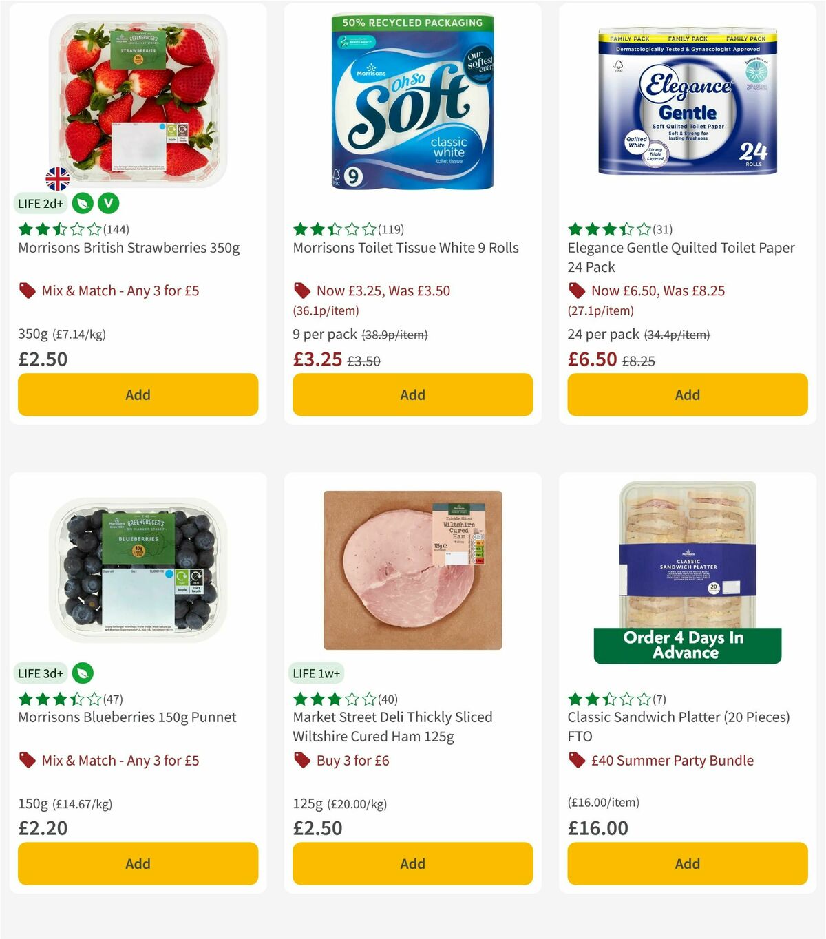Morrisons Offers from 4 August