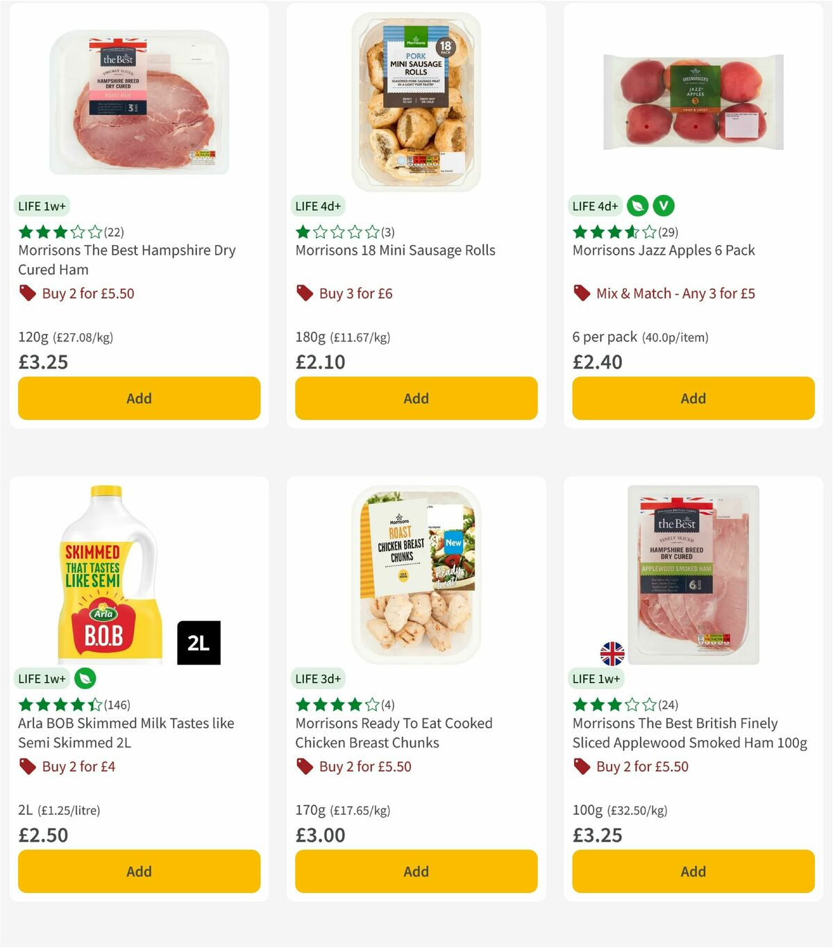 Morrisons Offers from 4 August