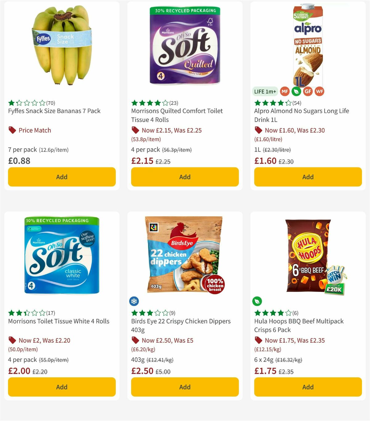 Morrisons Offers from 4 August