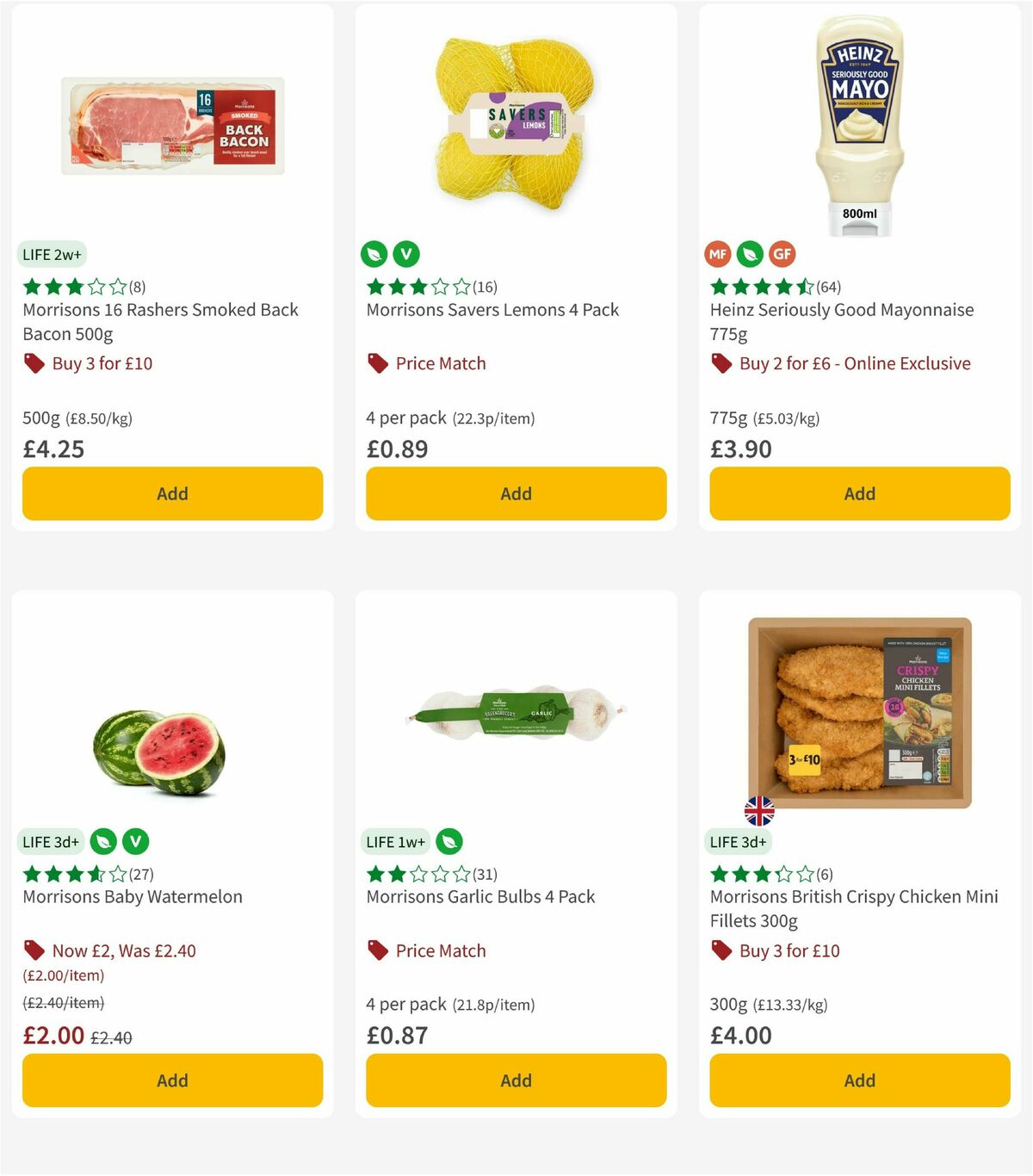 Morrisons Offers from 4 August