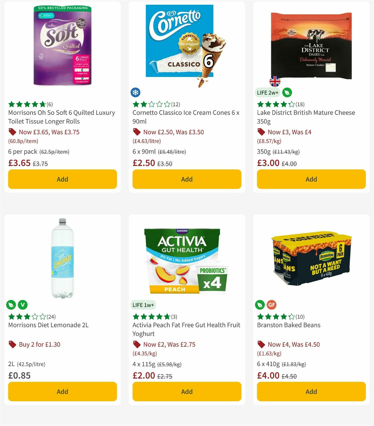 Morrisons Offers from 4 August