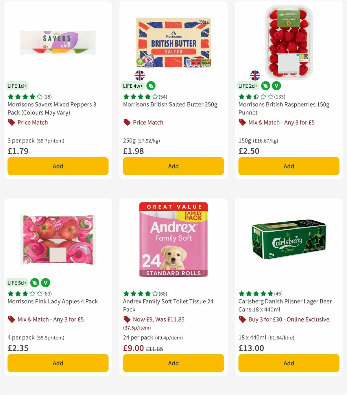 Morrisons Offers from 4 August