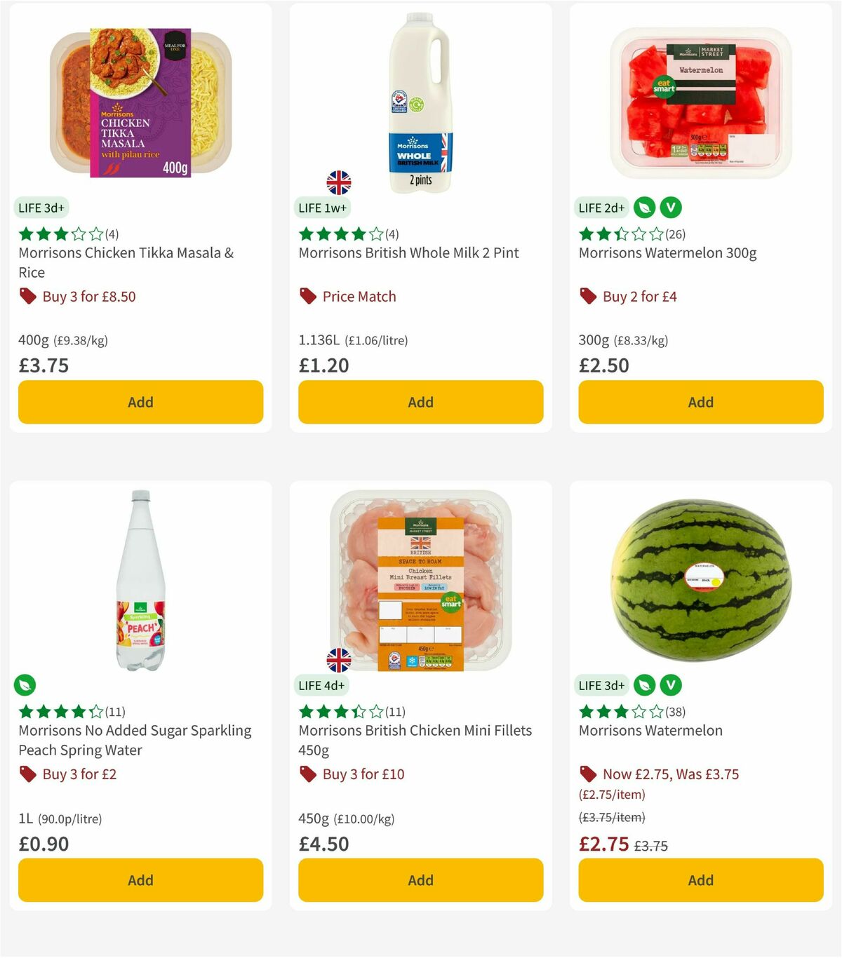 Morrisons Offers from 4 August