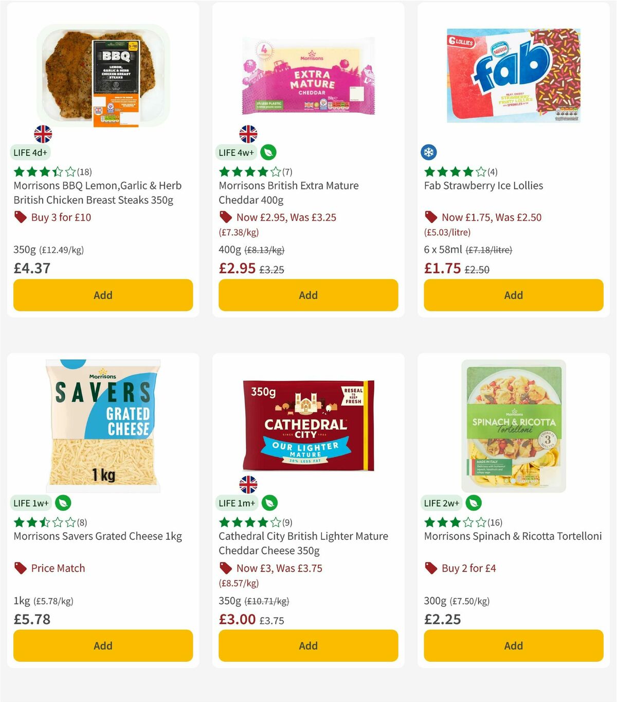 Morrisons Offers from 4 August