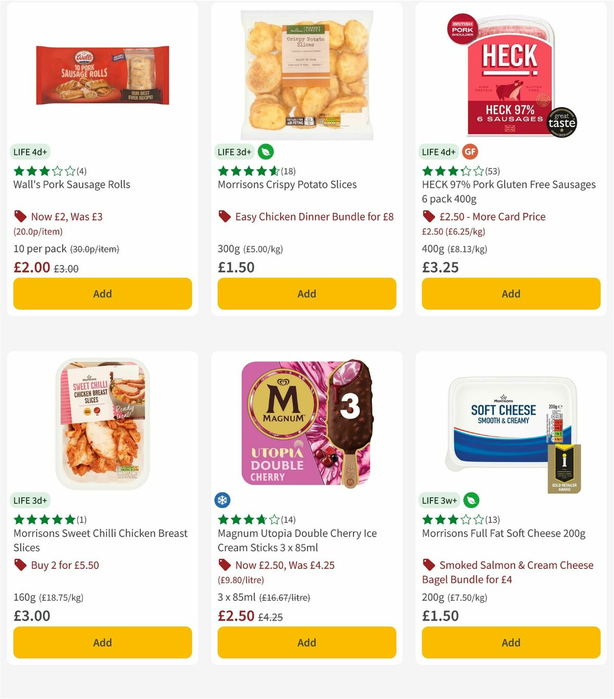 Morrisons Offers from 4 August