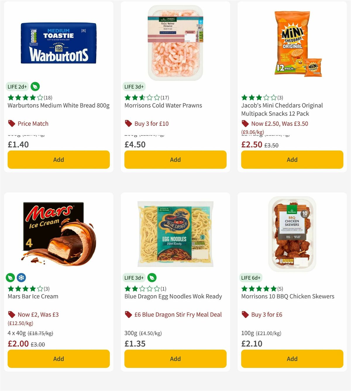 Morrisons Offers from 4 August