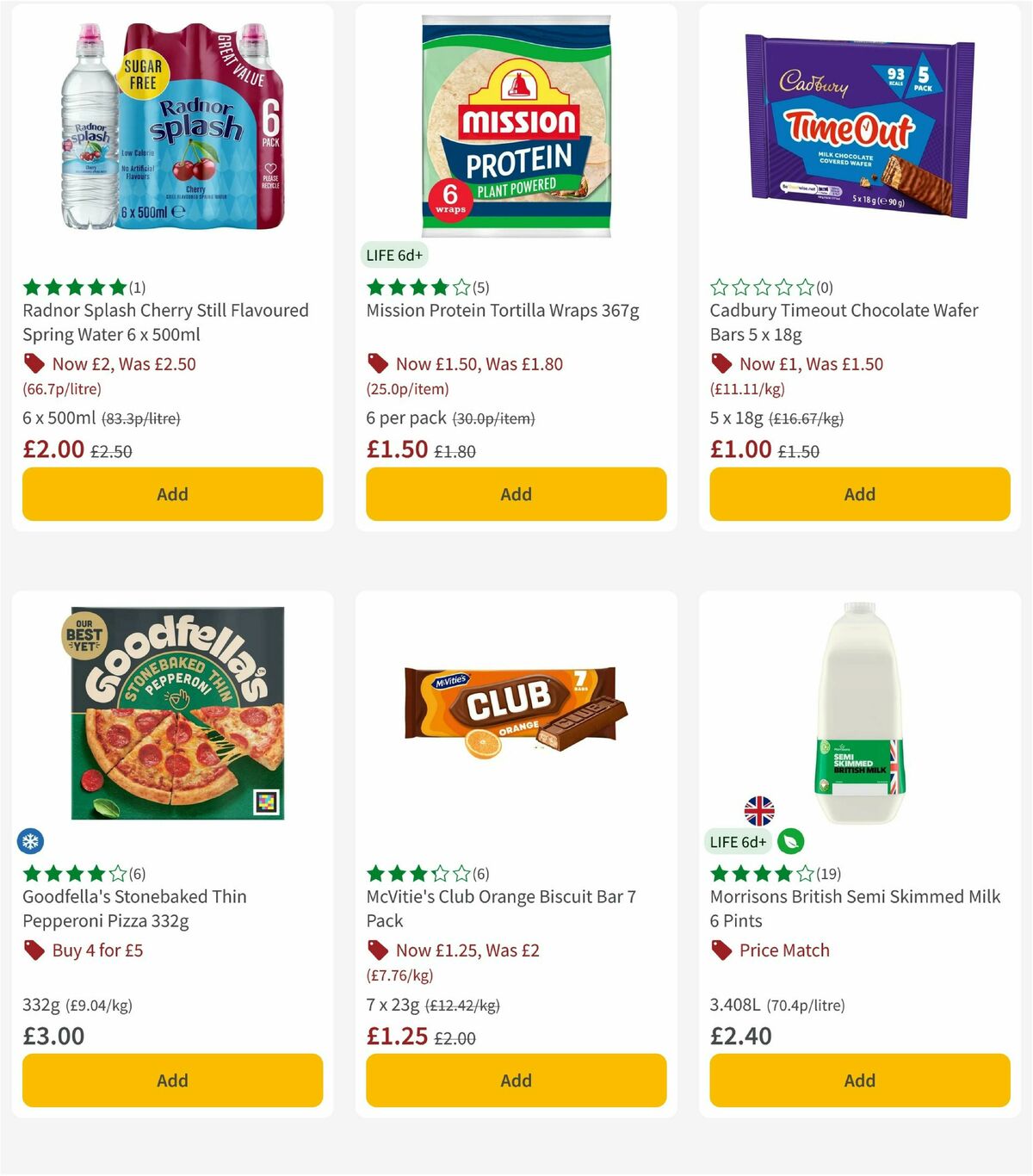Morrisons Offers from 4 August