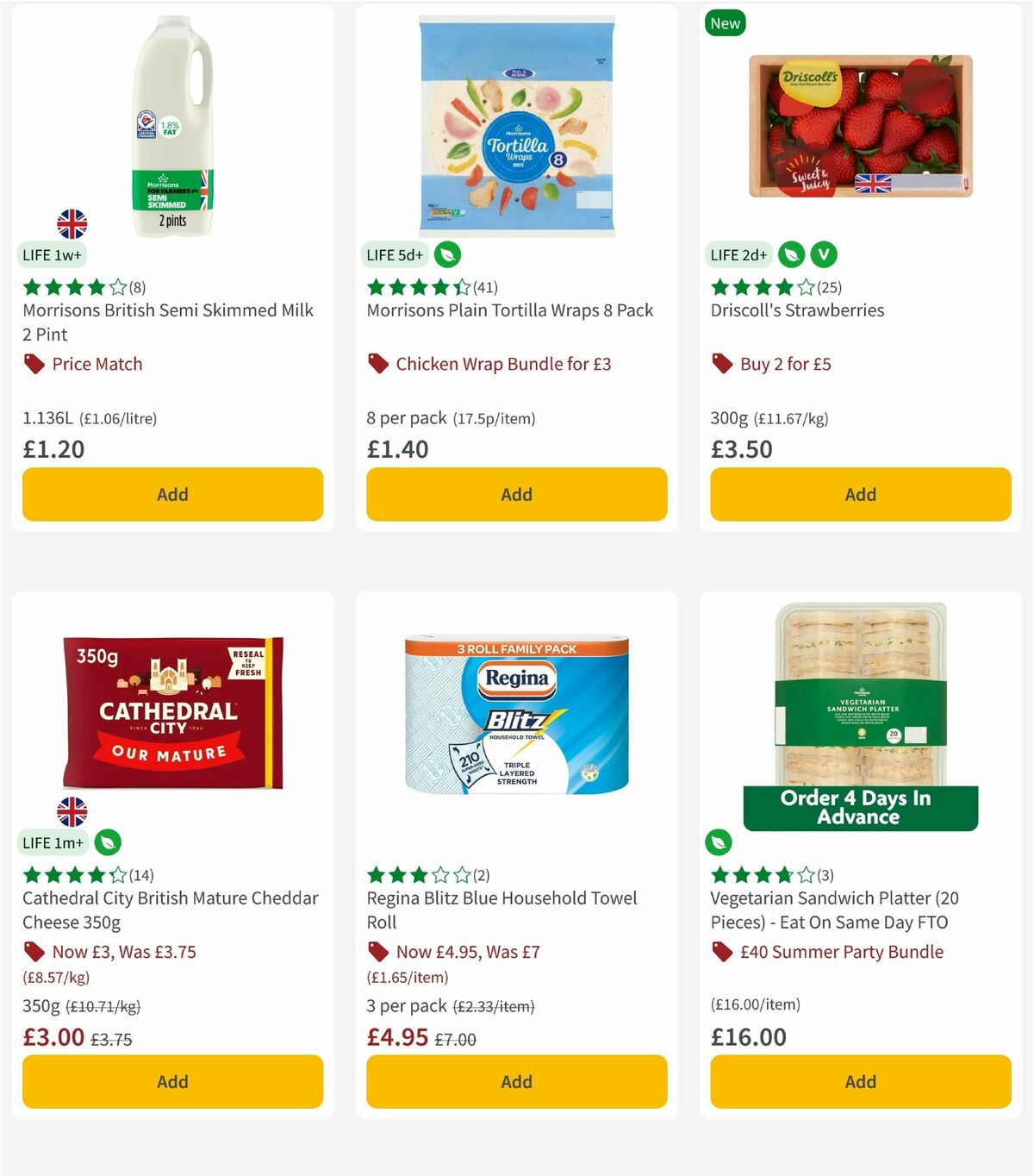 Morrisons Offers from 4 August