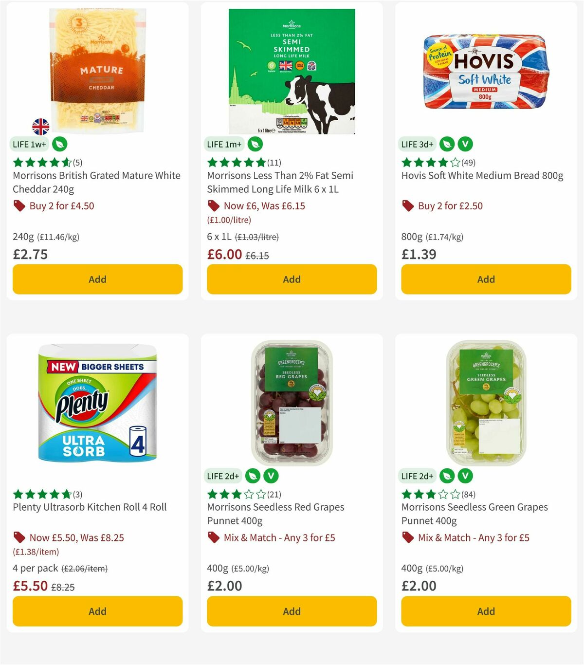 Morrisons Offers from 4 August