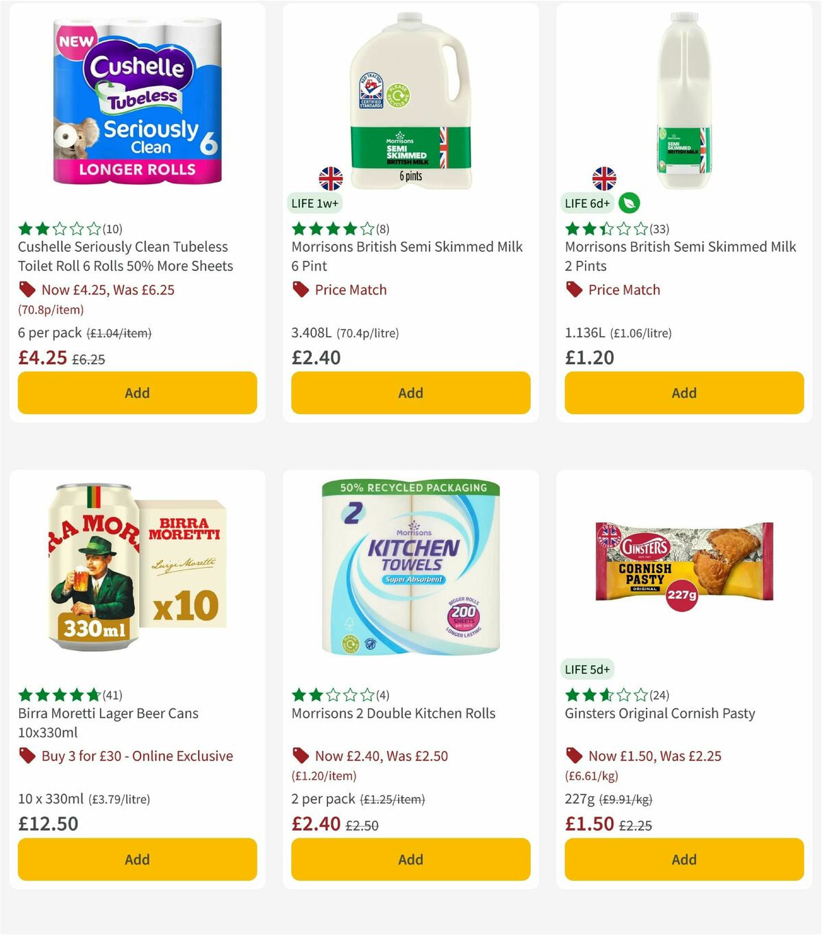 Morrisons Offers from 4 August