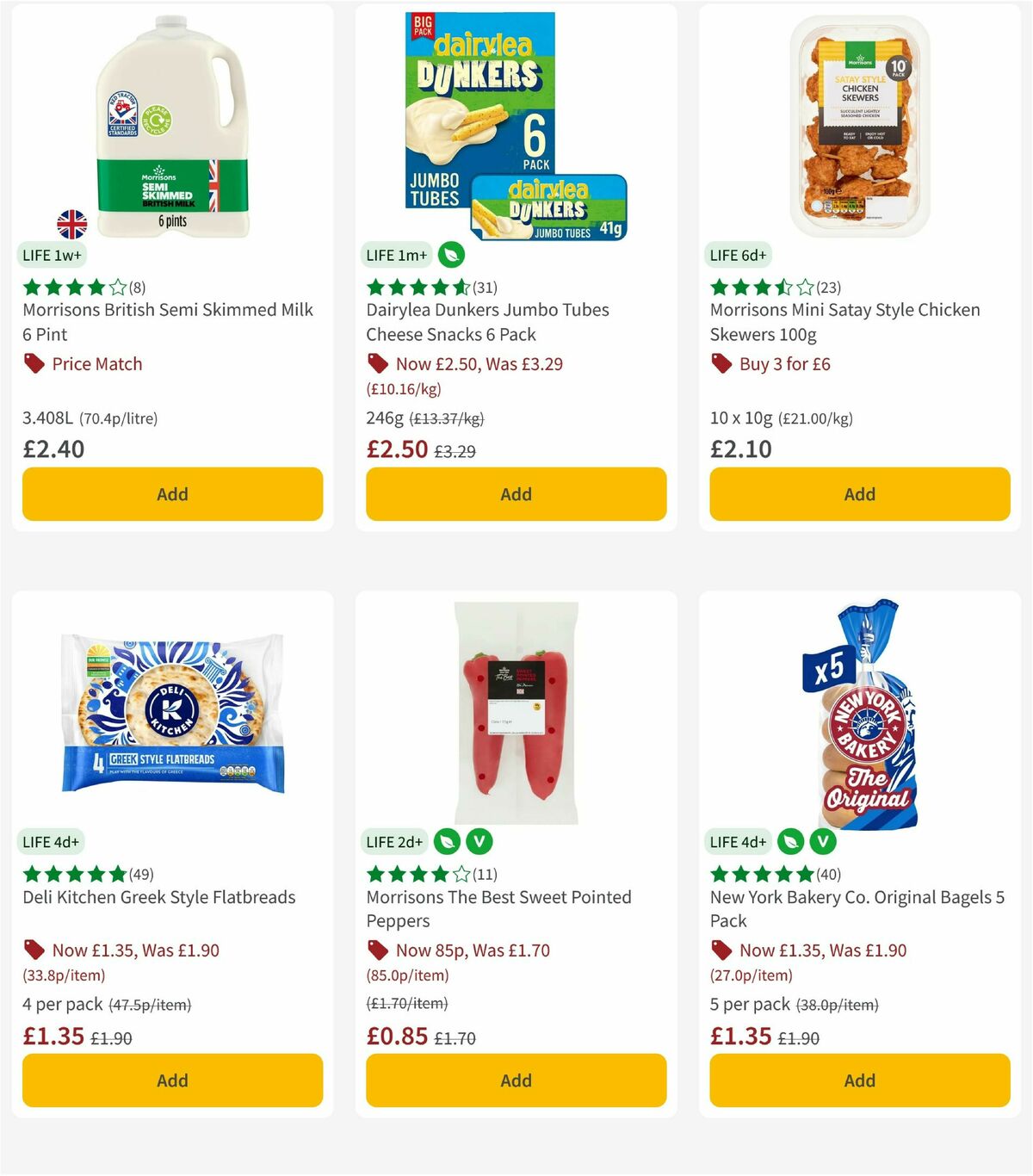 Morrisons Offers from 18 August