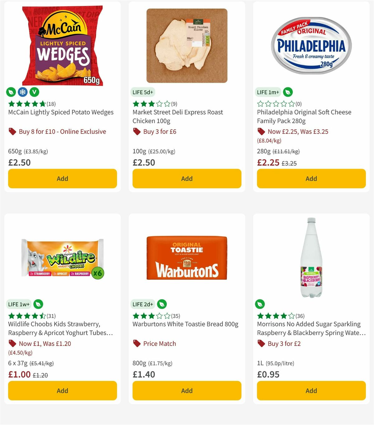 Morrisons Offers from 18 August