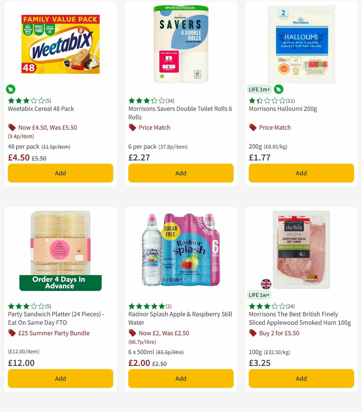 Morrisons Offers from 18 August