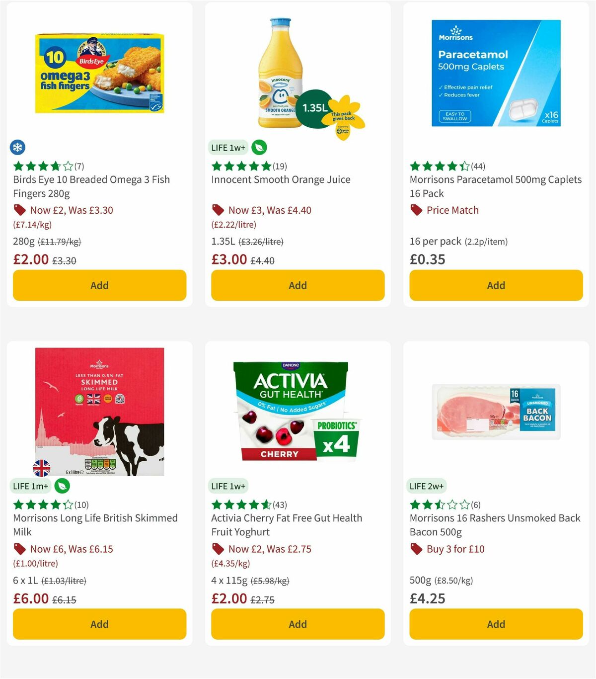 Morrisons Offers from 18 August