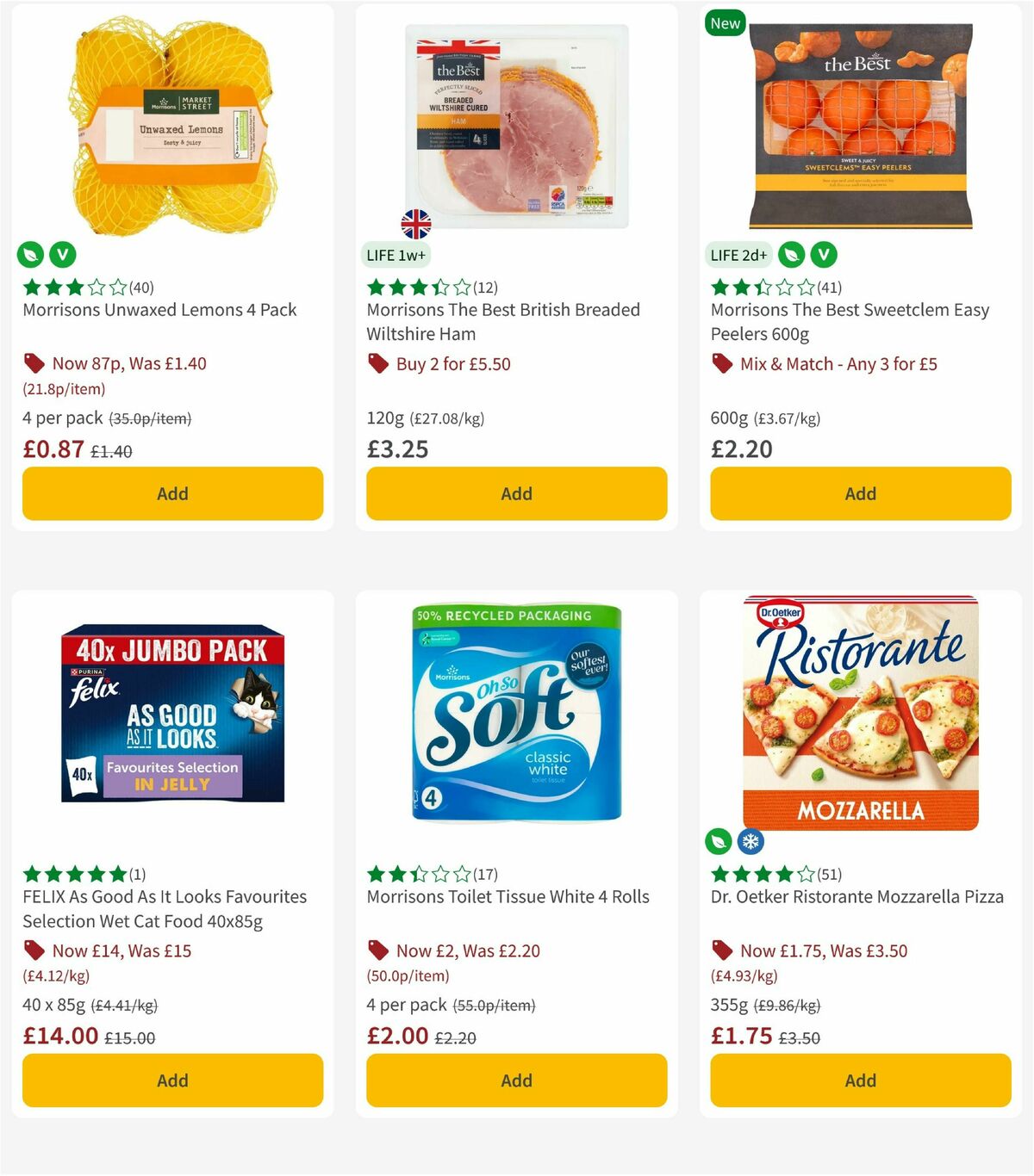 Morrisons Offers from 18 August