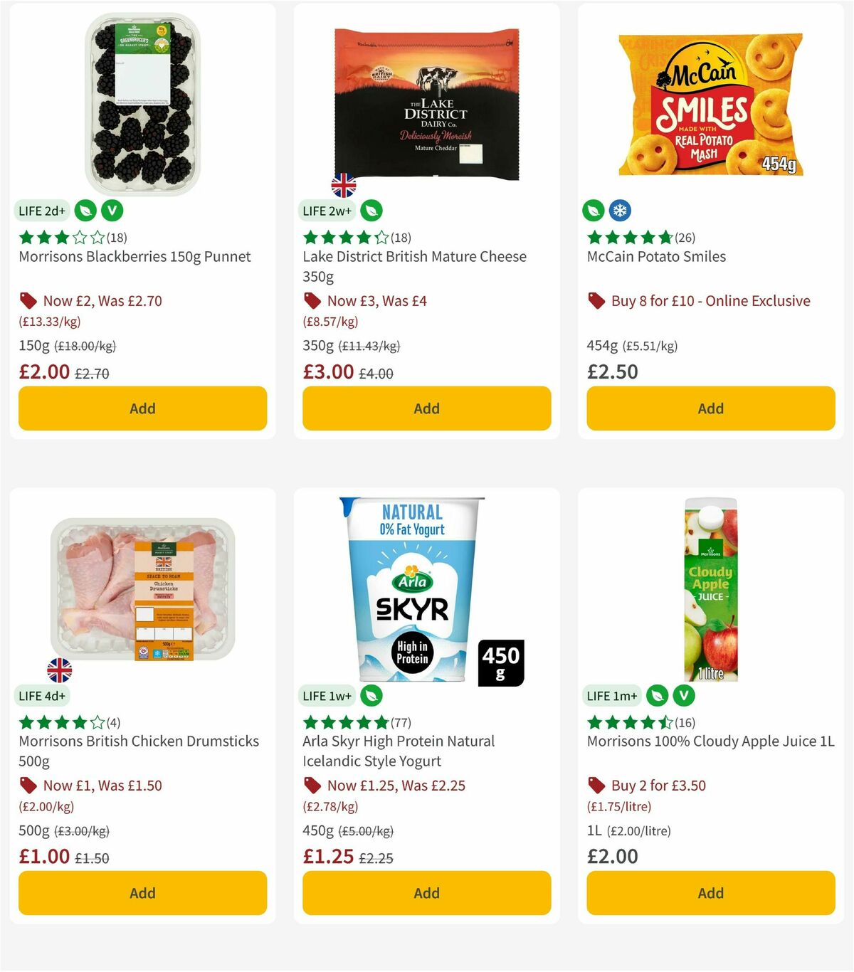 Morrisons Offers from 18 August