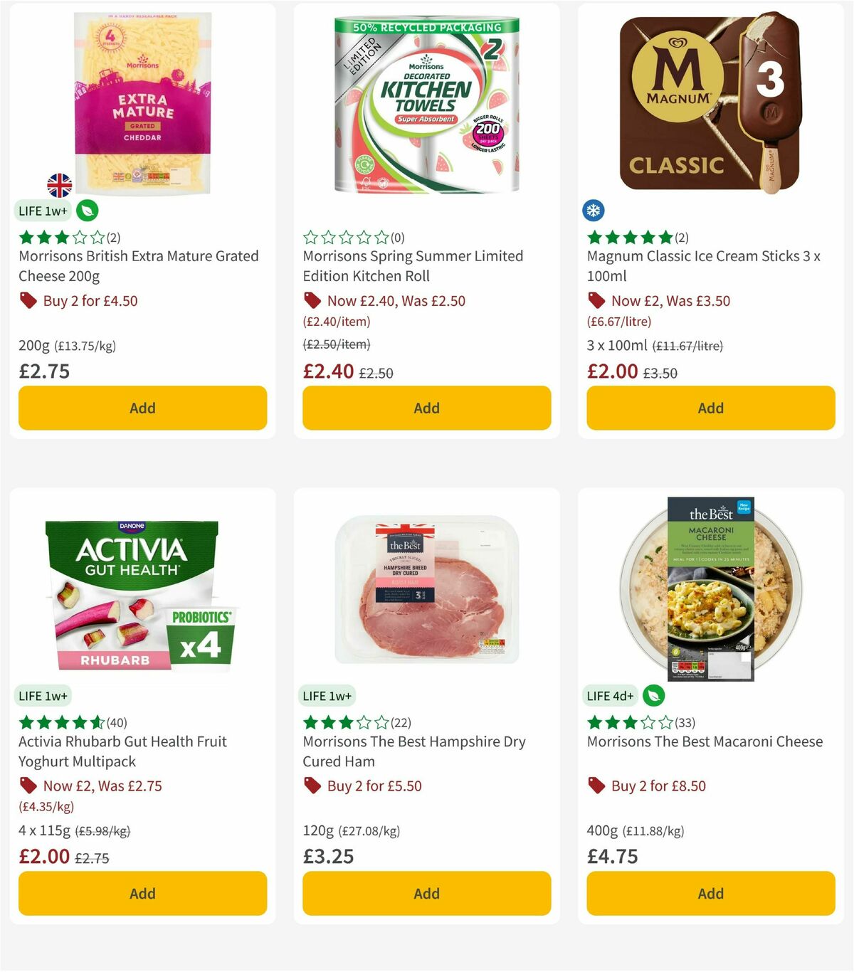 Morrisons Offers from 18 August