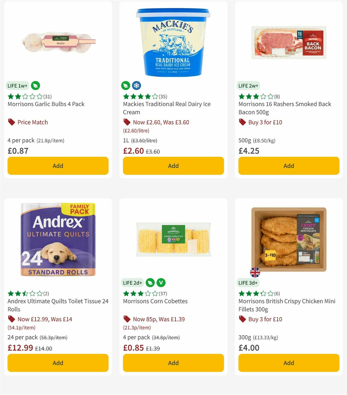 Morrisons Offers from 18 August