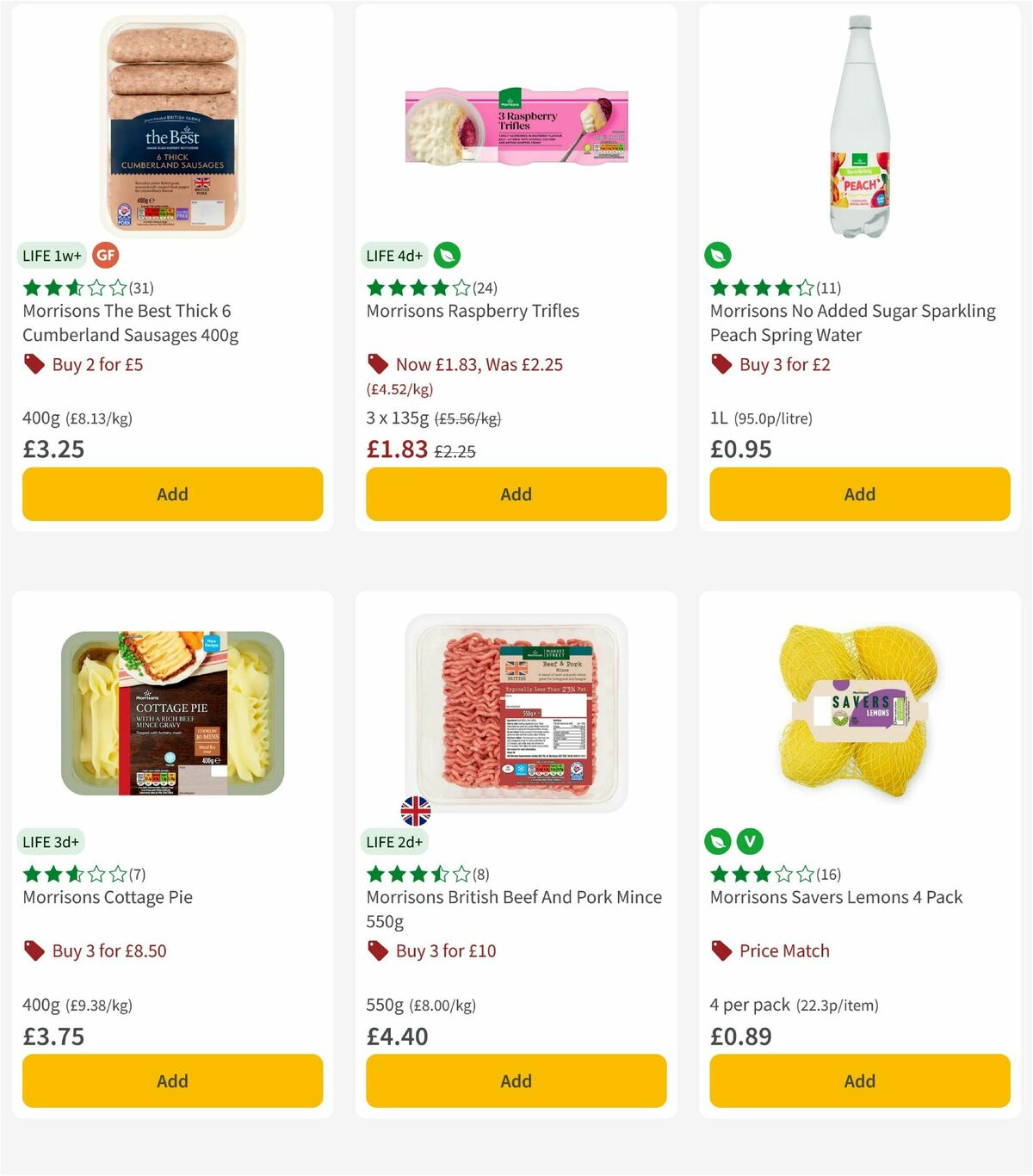 Morrisons Offers from 18 August
