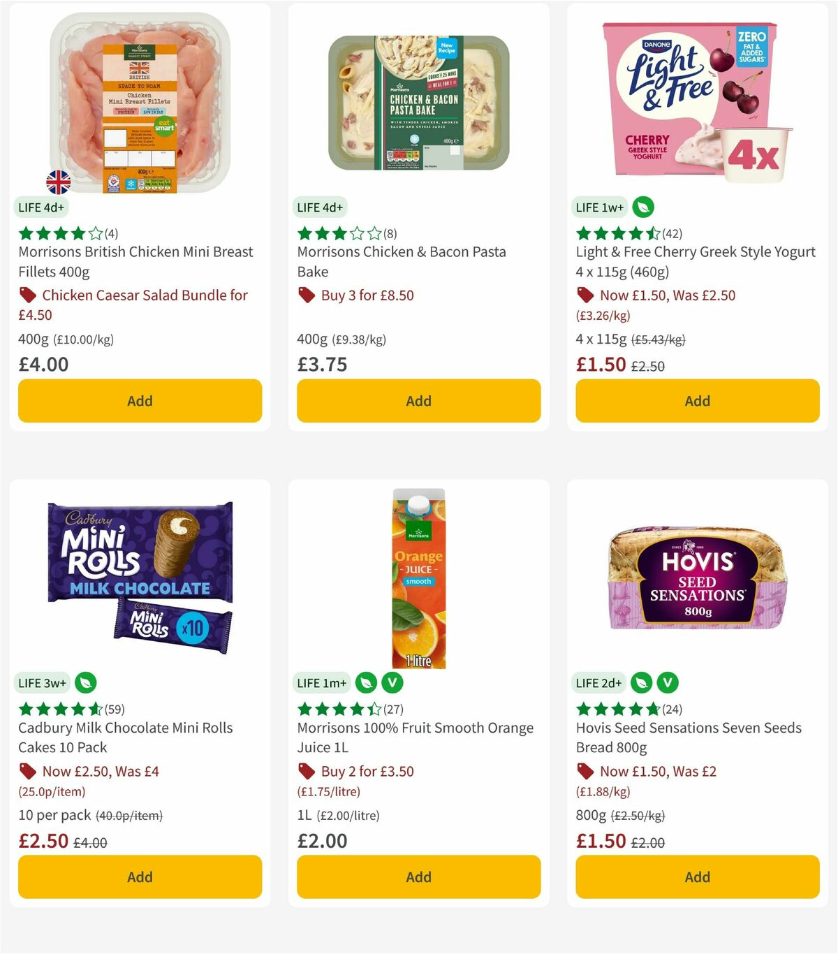 Morrisons Offers from 18 August