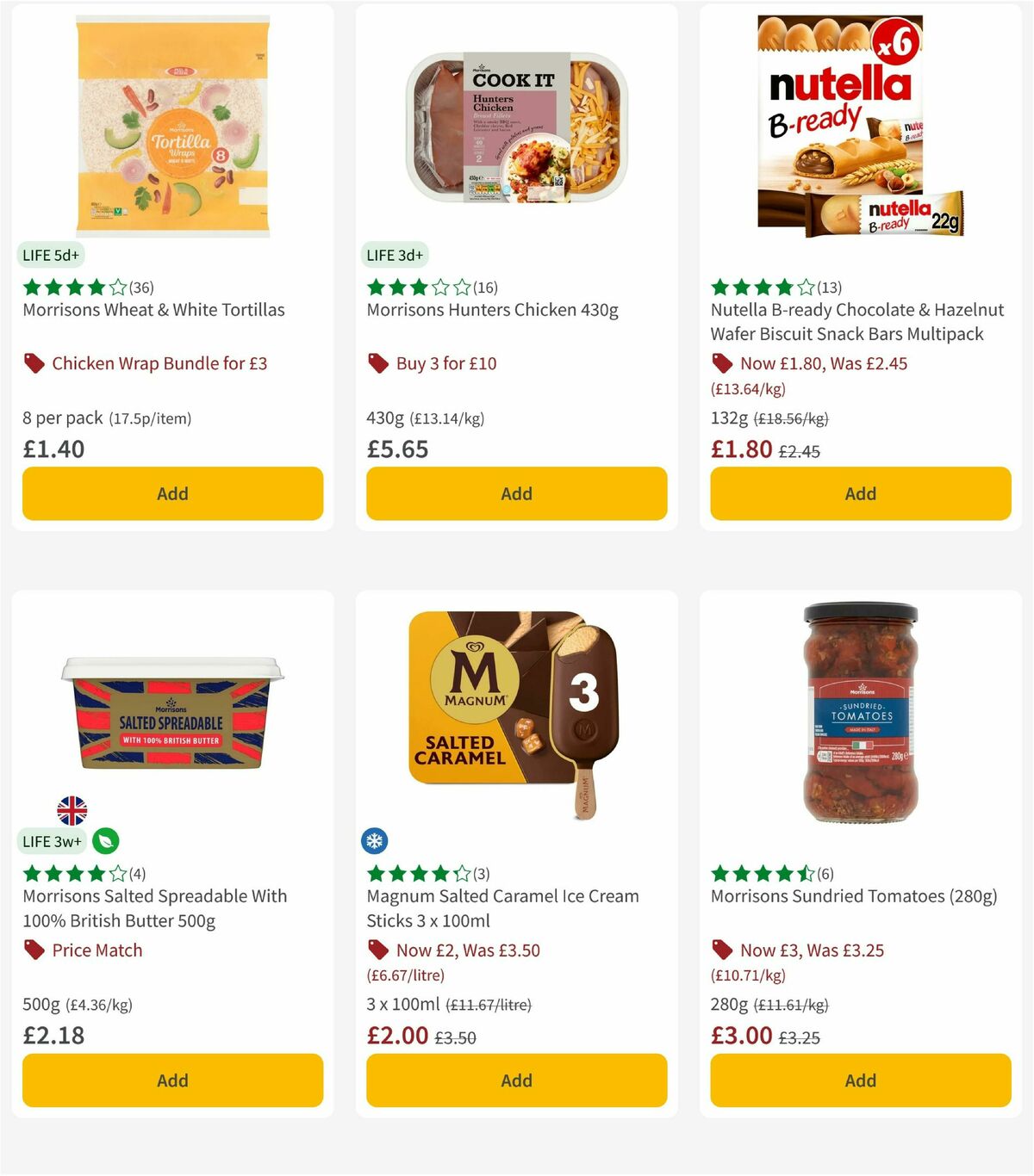 Morrisons Offers from 18 August