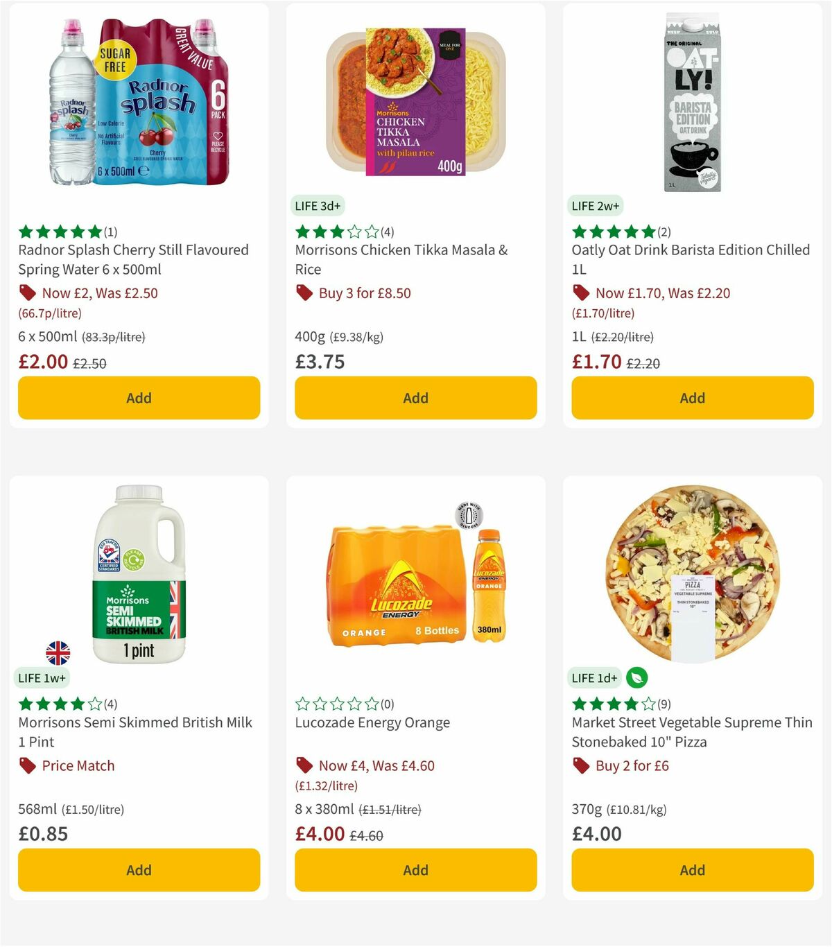 Morrisons Offers from 18 August