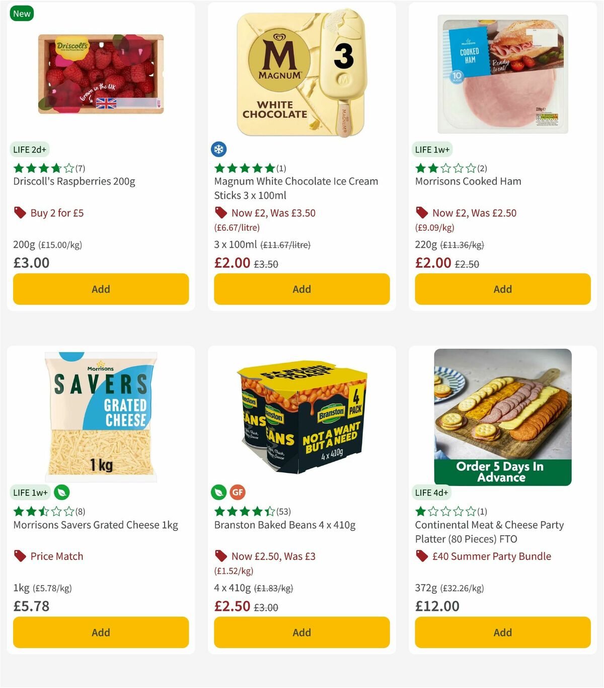 Morrisons Offers from 18 August