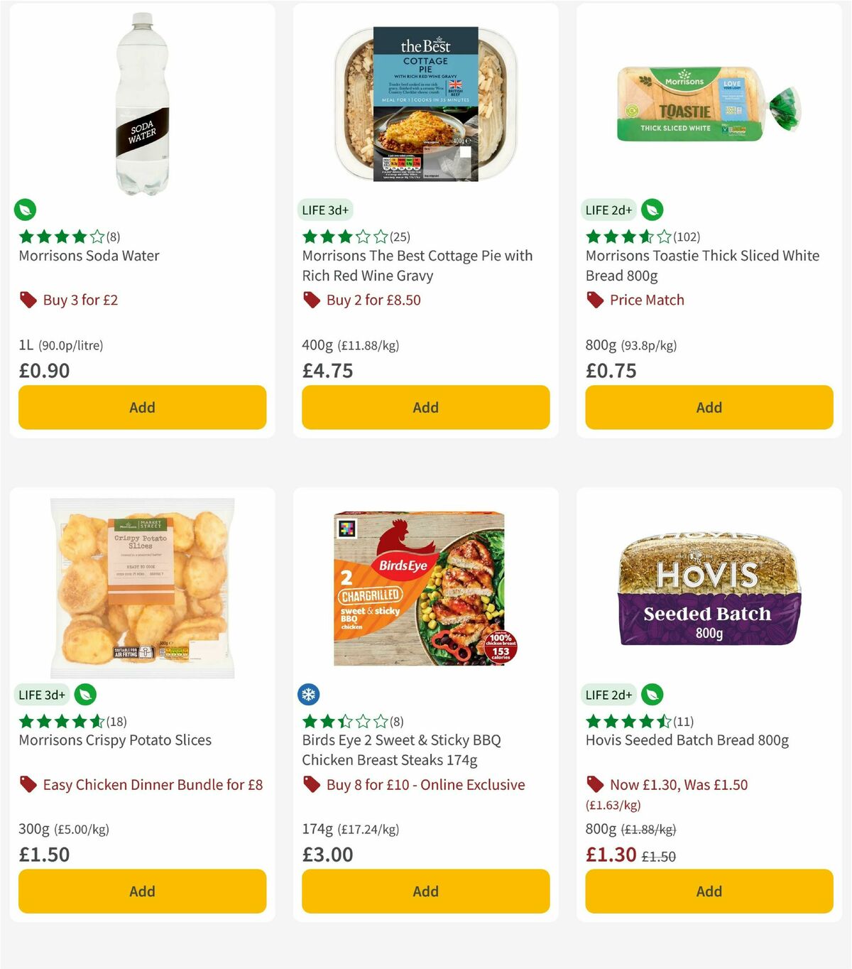 Morrisons Offers from 18 August