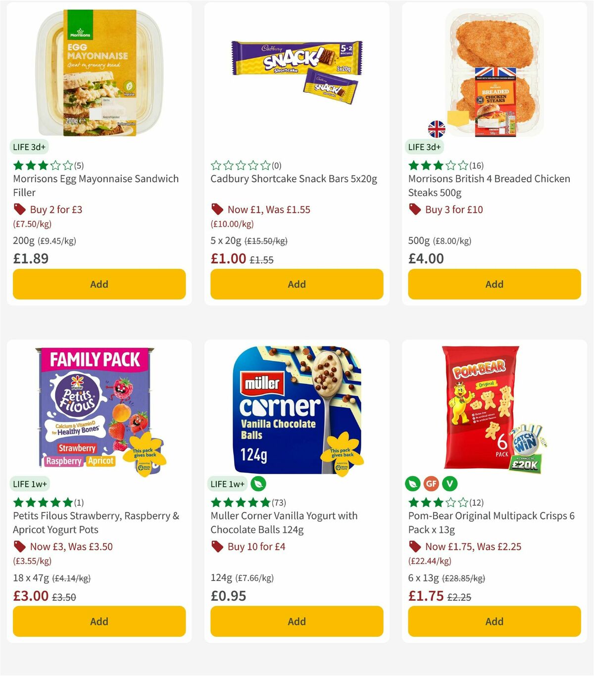 Morrisons Offers from 18 August