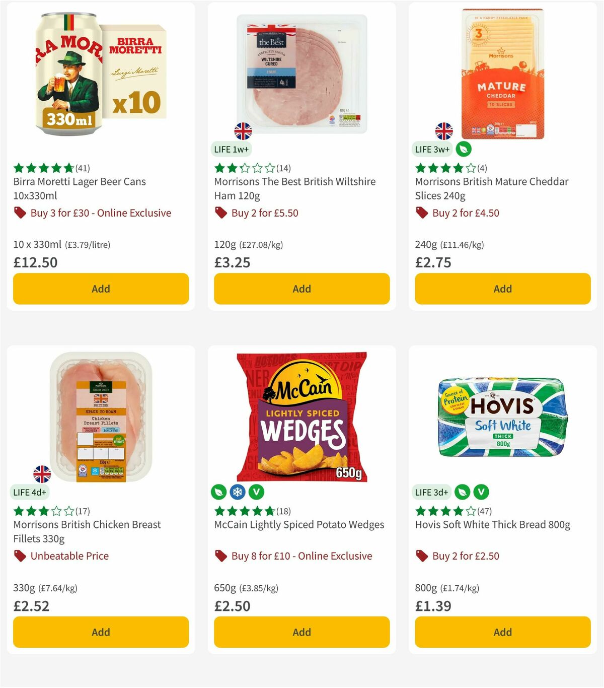 Morrisons Offers from 25 August