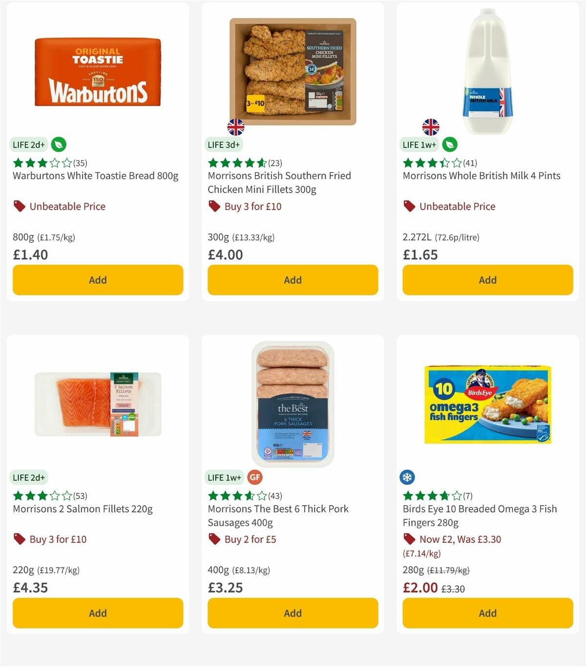 Morrisons Offers from 25 August