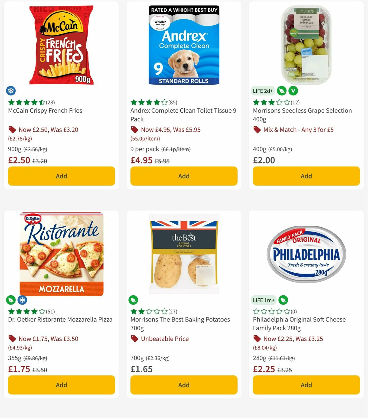 Morrisons Offers from 25 August