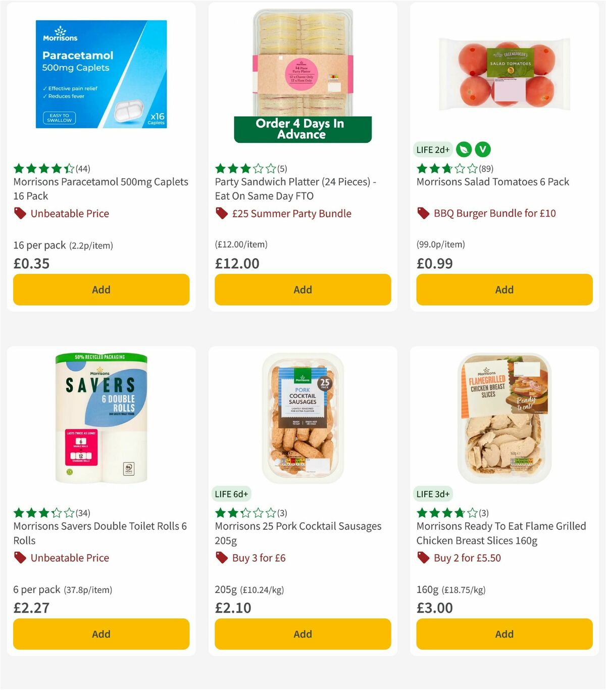 Morrisons Offers from 25 August
