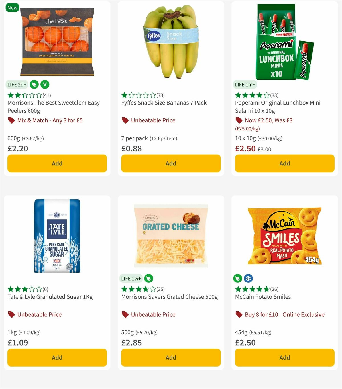 Morrisons Offers from 25 August