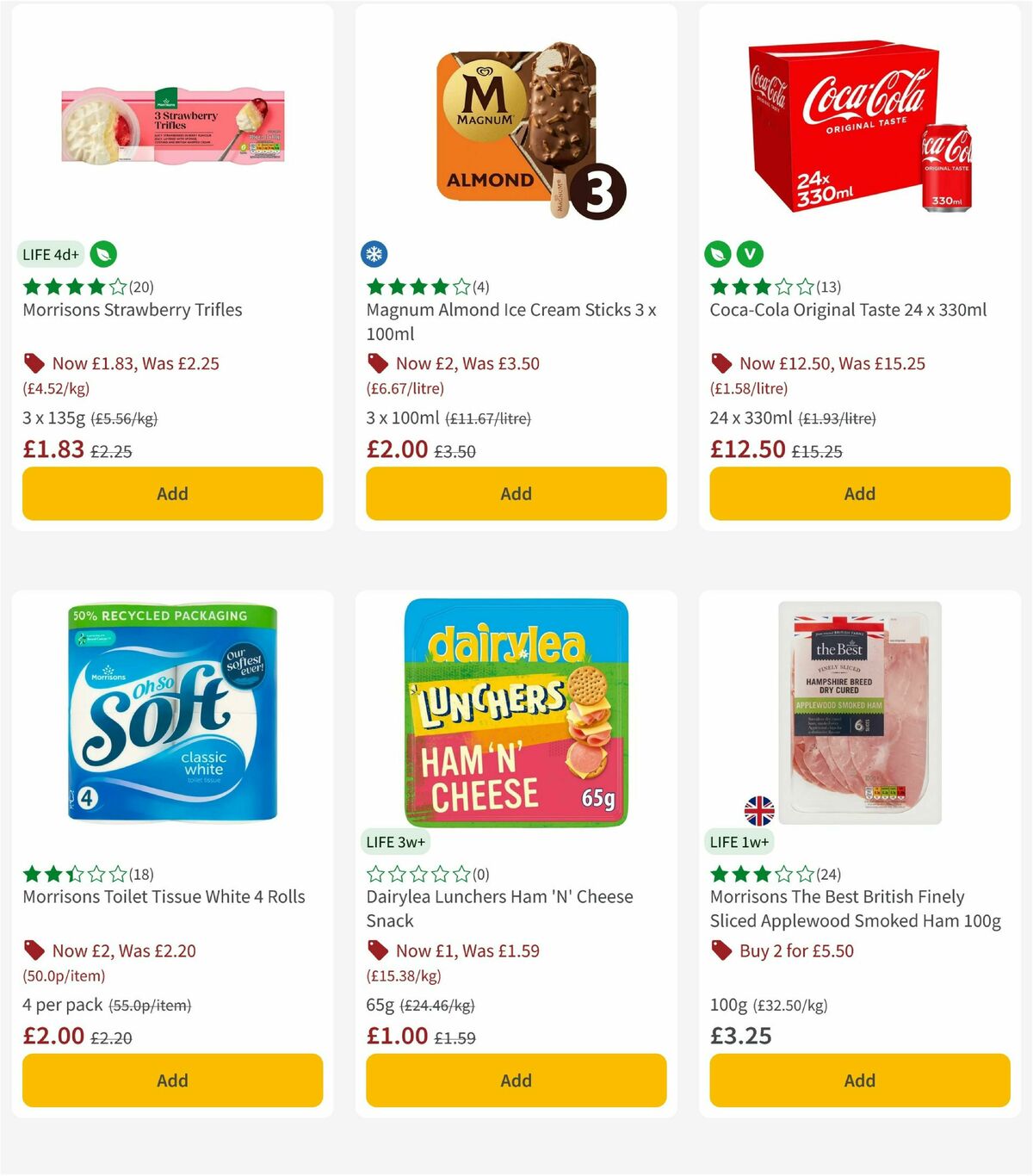 Morrisons Offers from 25 August