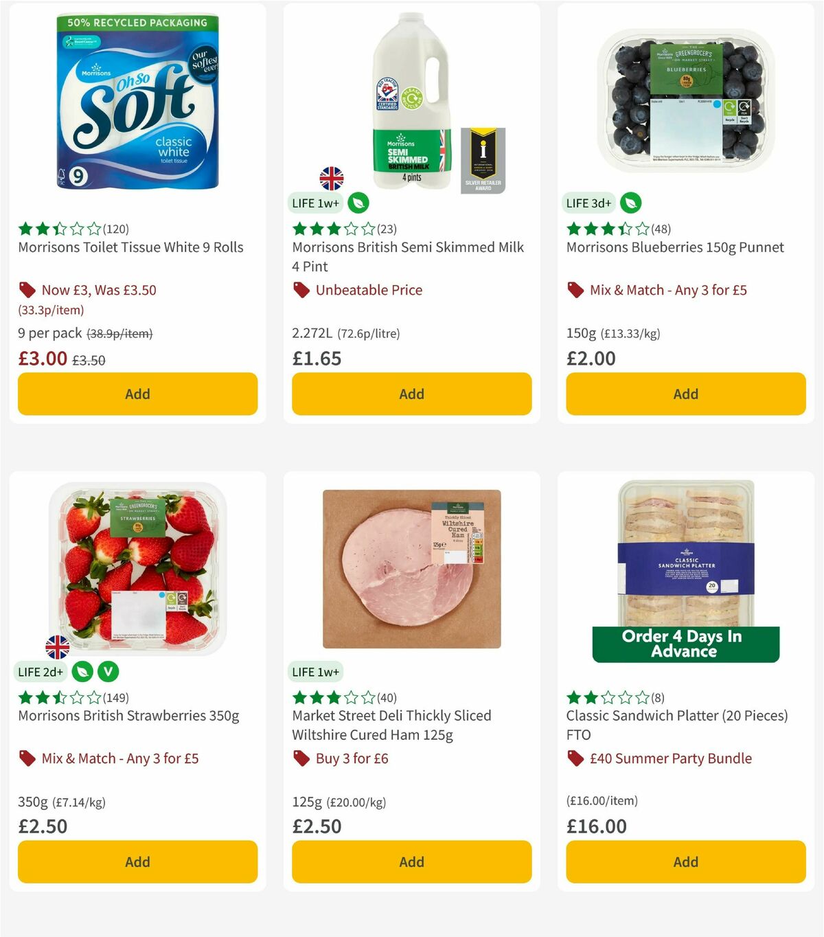 Morrisons Offers from 25 August