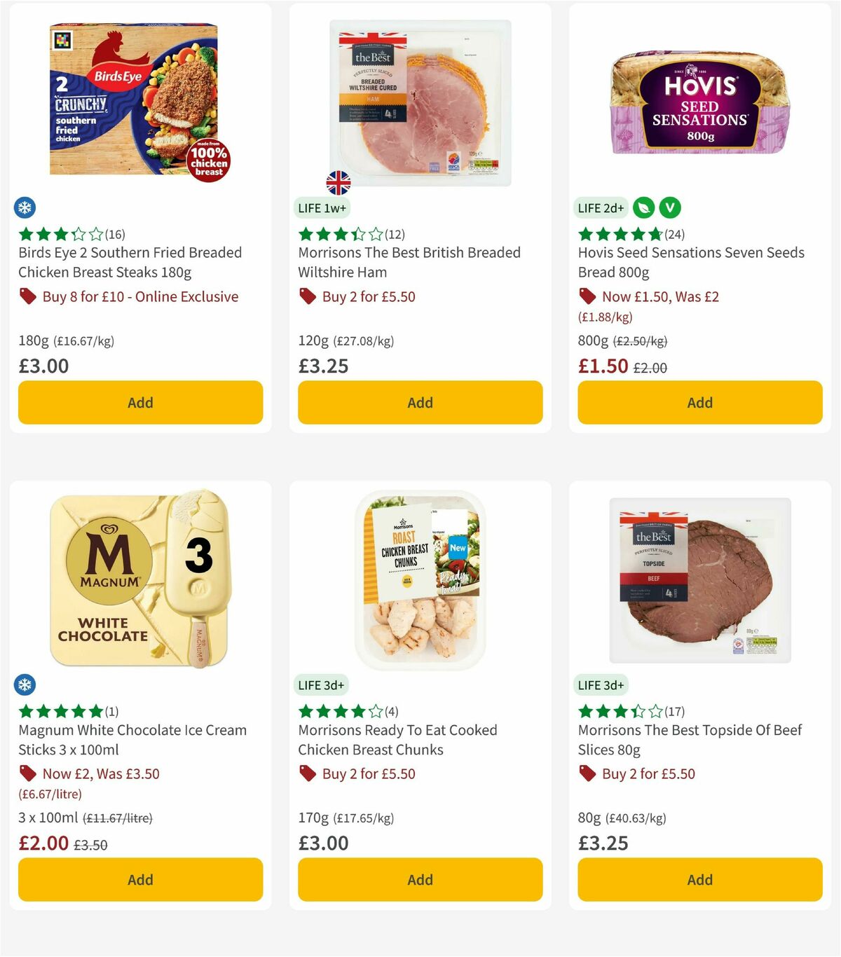 Morrisons Offers from 25 August