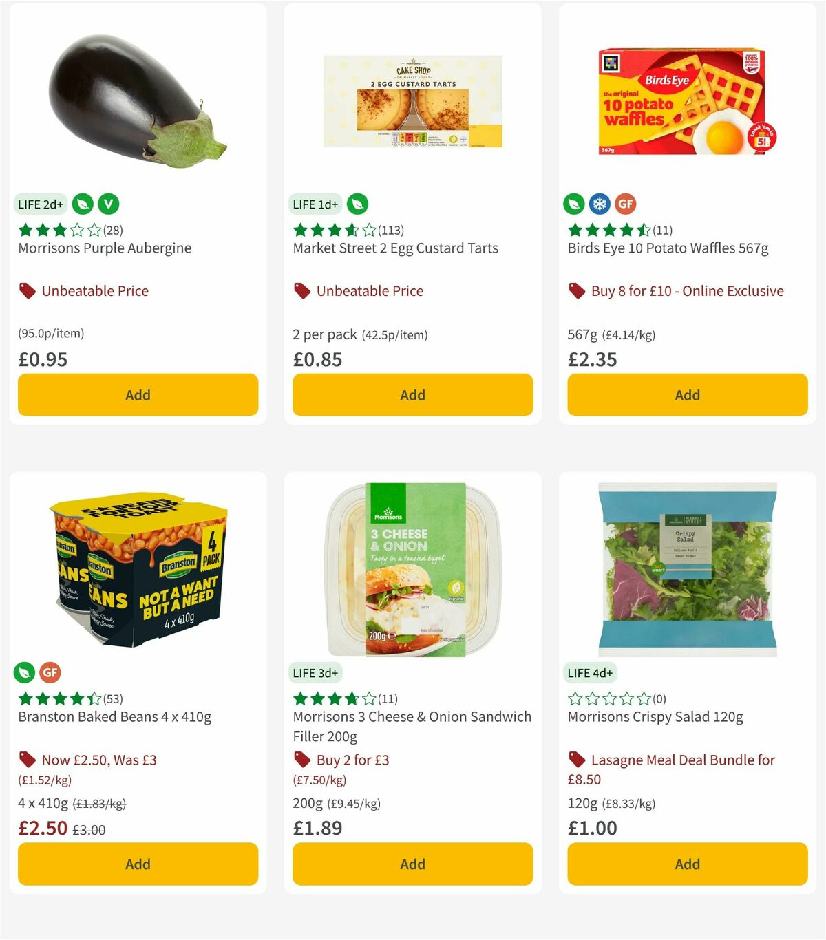 Morrisons Offers from 25 August