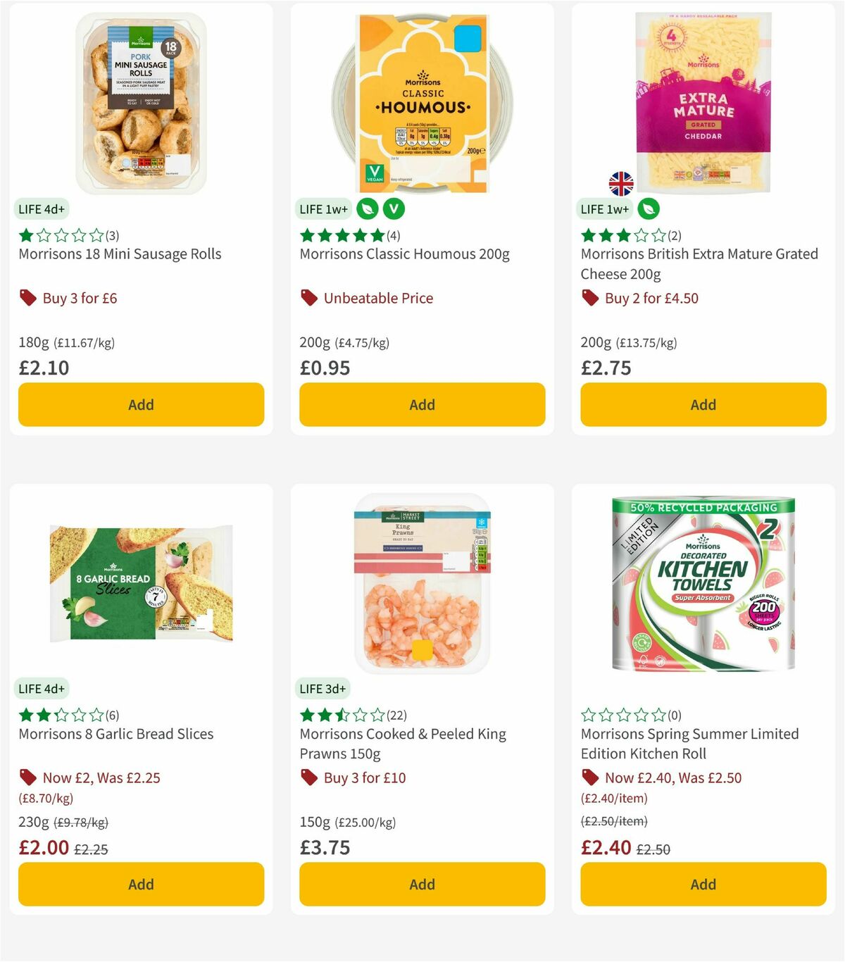 Morrisons Offers from 25 August