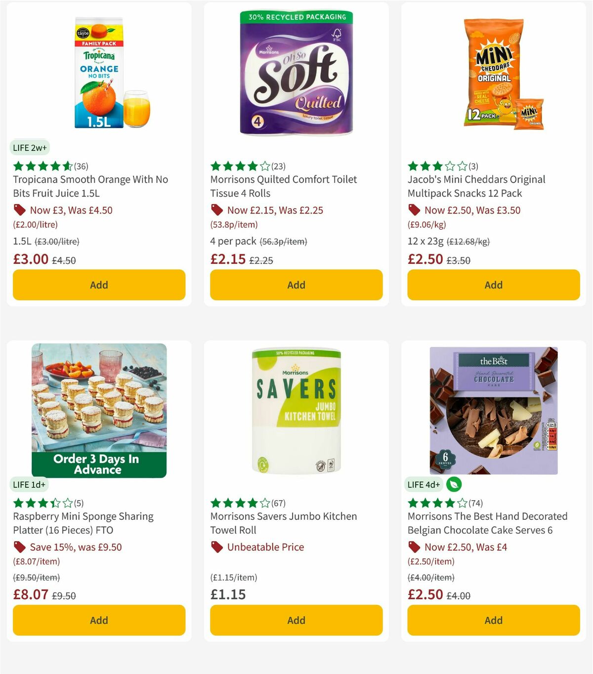 Morrisons Offers from 25 August