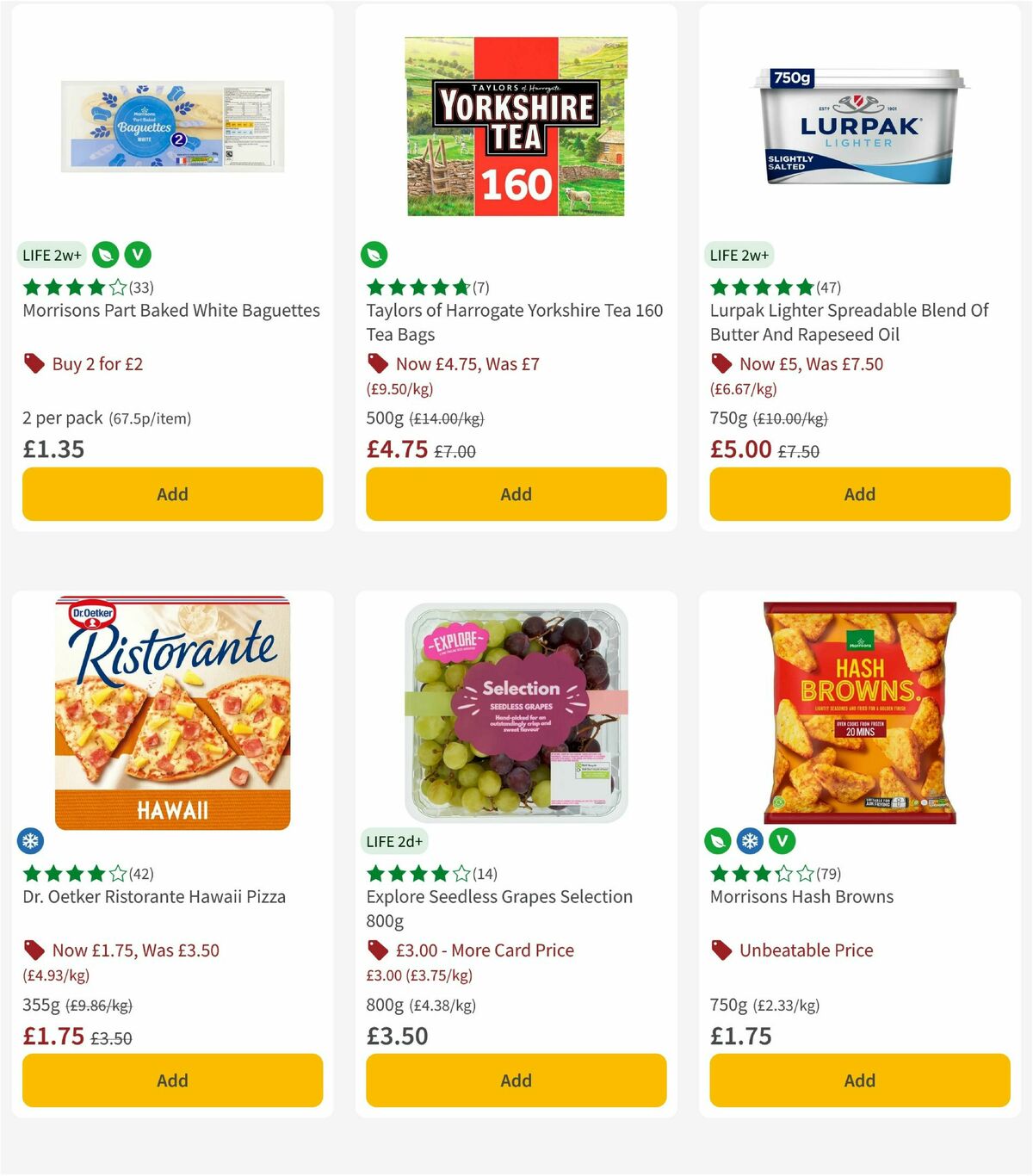 Morrisons Offers from 25 August