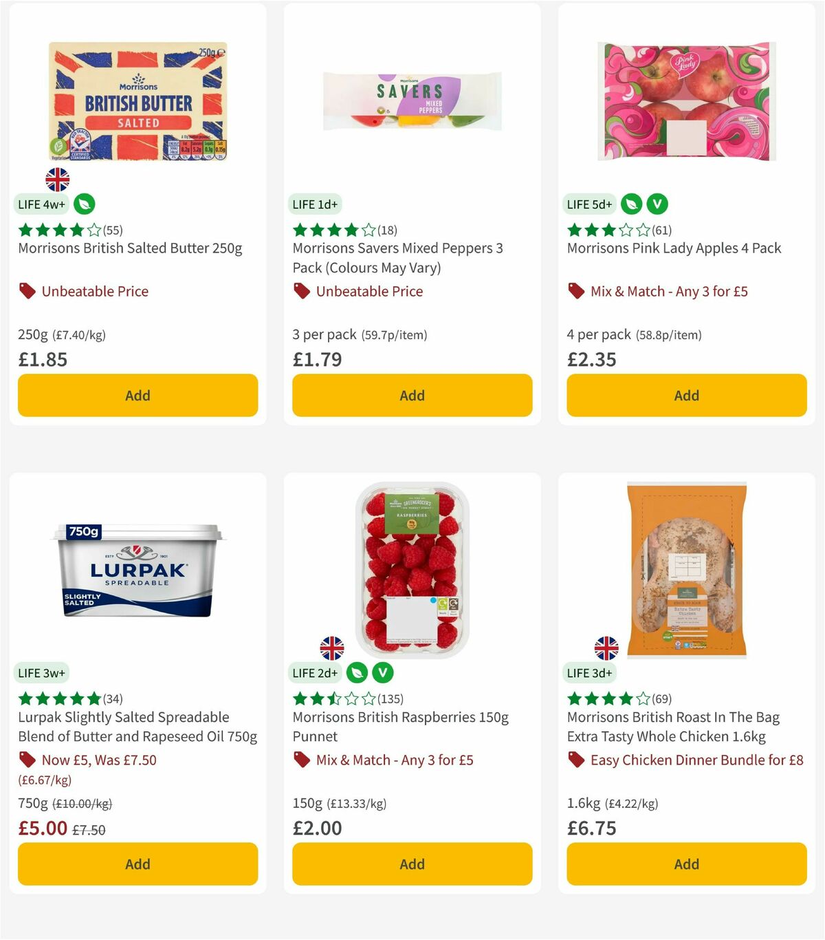Morrisons Offers from 25 August